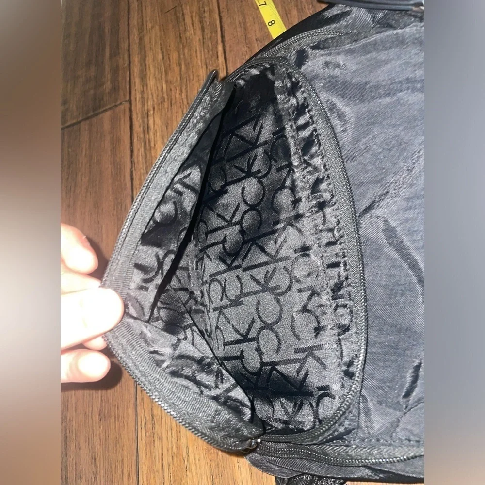 Black black Calvin Klein backpack fall backpack winter backpack travel bag - Picture 6 of 12